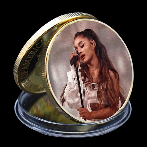 8pcs Ariana Grande US Pop Singer Gold Coin Beautiful and Sexy Live Show Medal - Picture 8 of 12