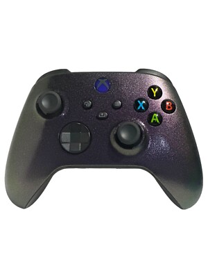 Microsoft Xbox One Series X/S Custom Textured Purple/Green Shift Controller