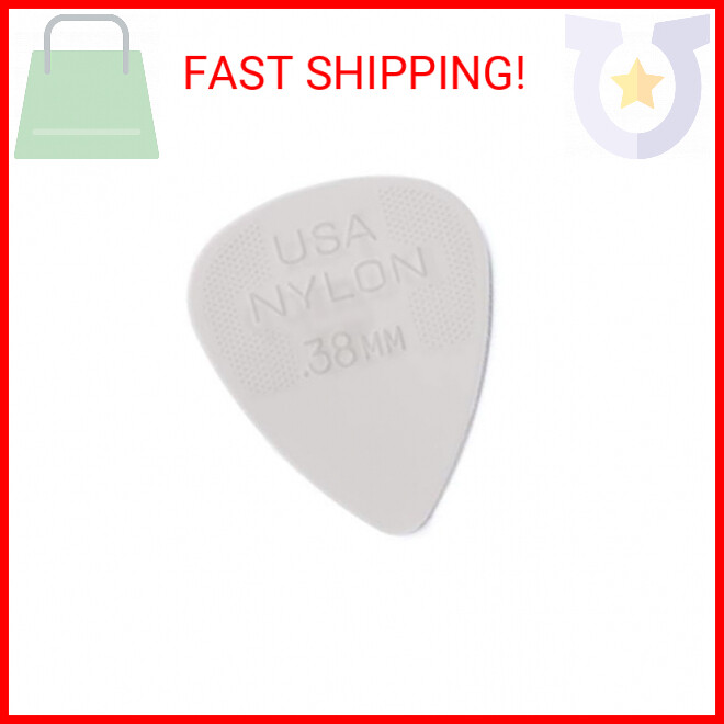 Dunlop 44P038 Nylon Standard Pick .38mm- 12 Pack