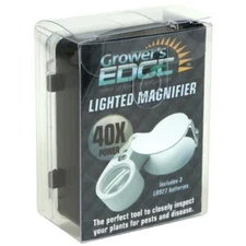 Grower's Edge Illuminated Magnifier Loupe, 40x, Model: 704467, Home & Garden