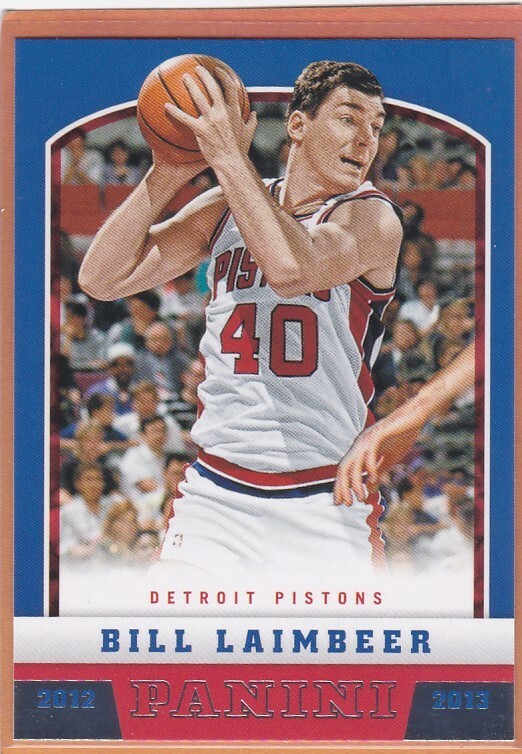 2012-13 PANINI BASKETBALL BILL LAIMBEER #178 PISTONS NMMT/MINT *96407