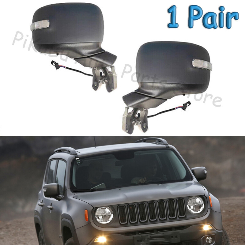 1Pair For Jeep Renegade 2015 2016 2017 2018 Power Mirror No Heated  Signal Light