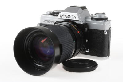 MINOLTA XG-M mit MD 35-105mm f/3,5-4,5 - SNr: 2334146