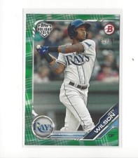2019 Topps Bowman Holiday Baseball Green Festive Singles xx/99 - You Choose