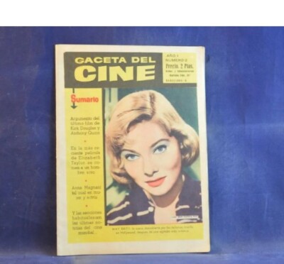 May Britt 1960s  Vintage Very rare  magazine pocket size 