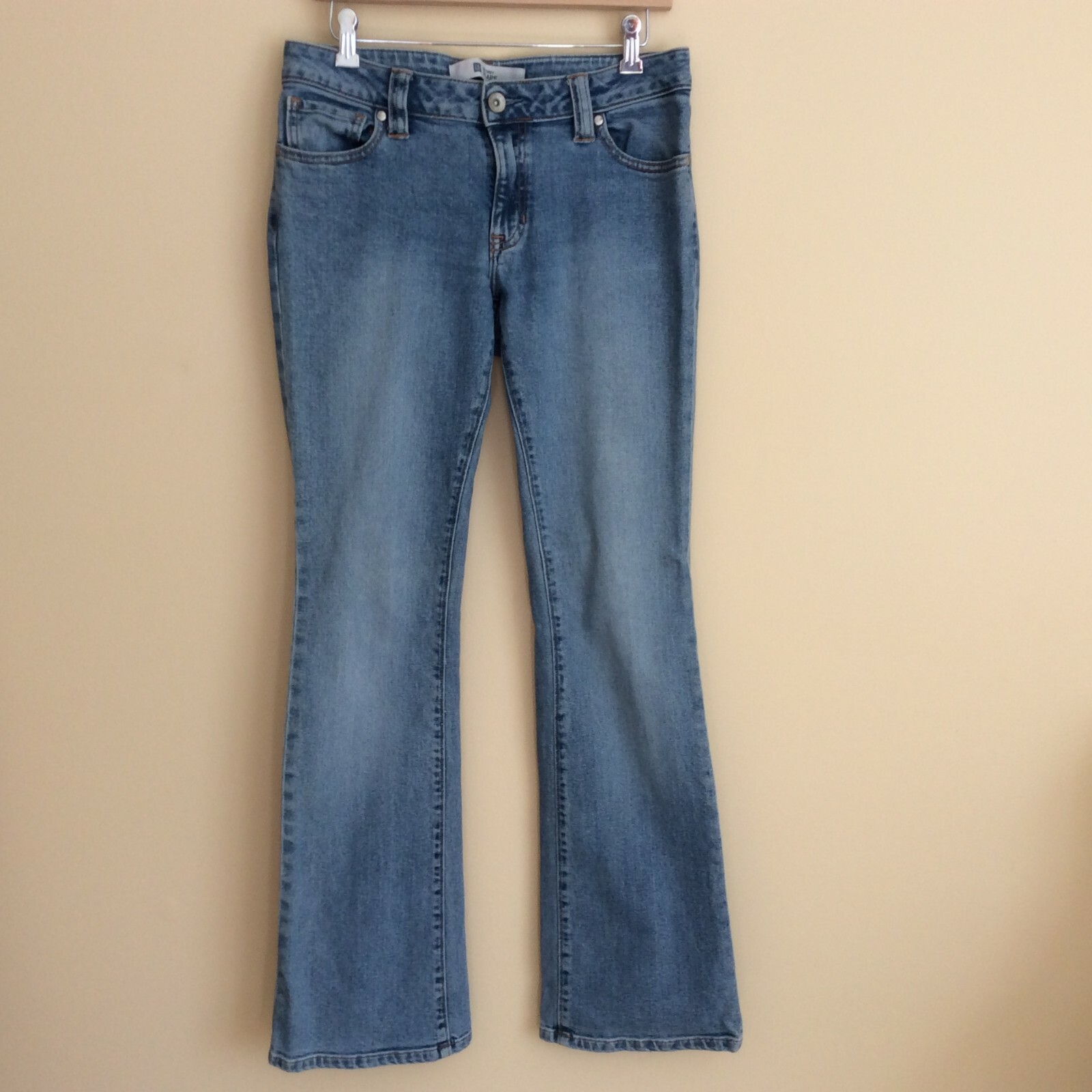 Gap Women's Curvy Flare Denim Jeans Light Wash Size 8L Gem
