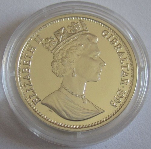 Gibraltar 14 ECU 1993 Winston Churchill Silber - Bild 2 von 2