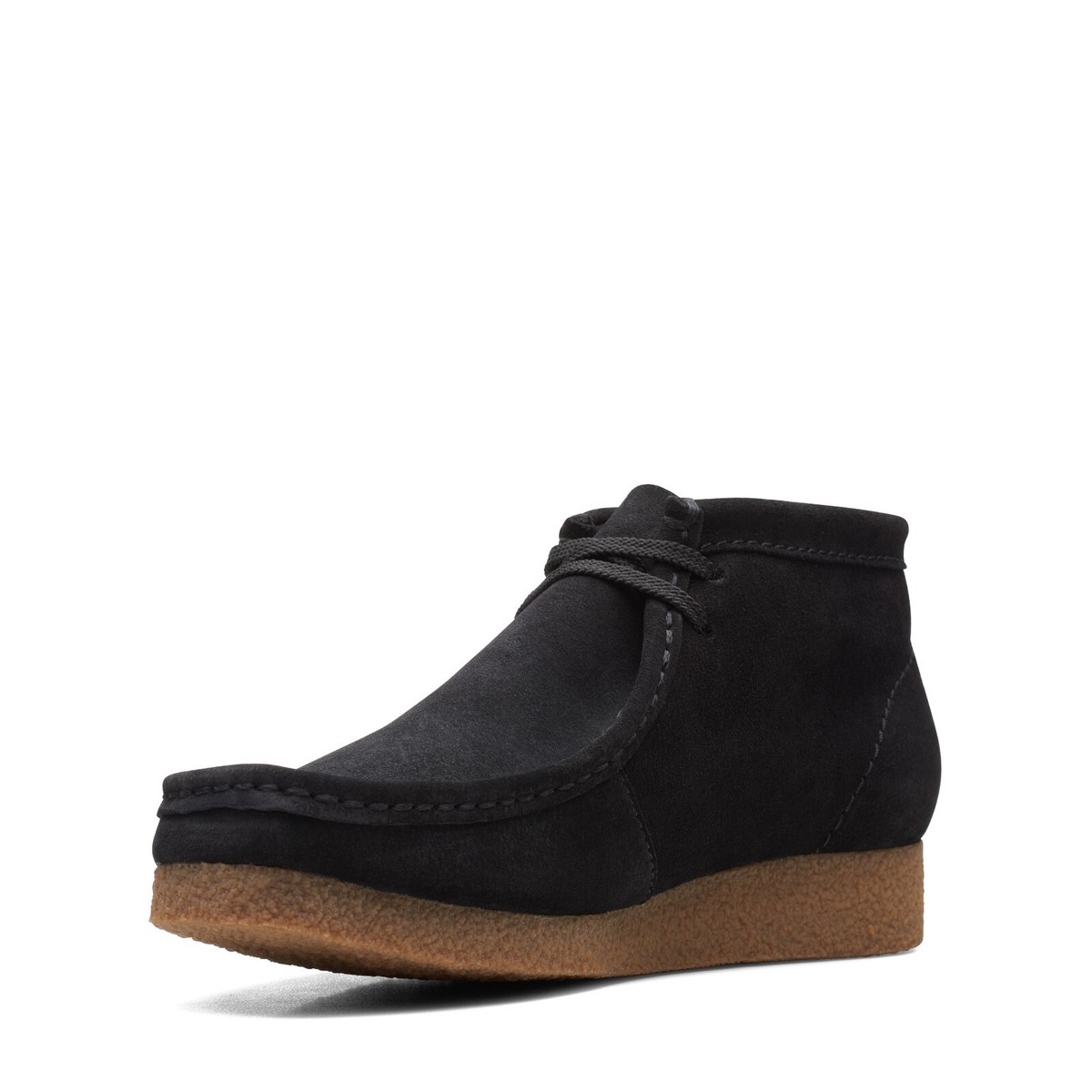 Clarks Men's Shacre Boots Dark Black Suede 26159437 | eBay