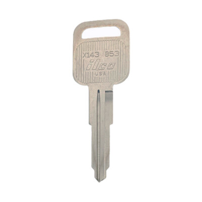 B53, X143 Key Blank  Nickel