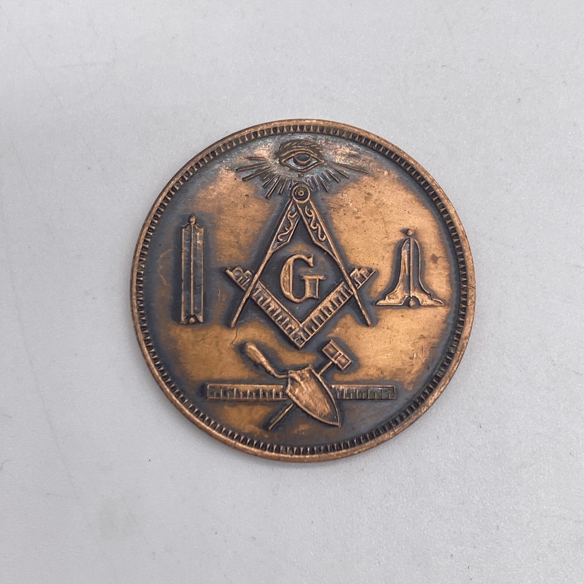 ▪️50’s【FREE MASONRY】ACCSESSORIES Vintage Masonic Lombard Lodge 50 Year Anniversary Coin | eBay