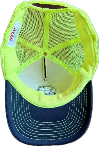 Chris Robinson Brotherhood CRB Neon Green Snap Back Trucker Hat Peace Pipe Smoke - Picture 10 of 16