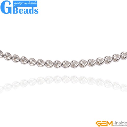 Curb Cable Chains S925 Sterling Silver Hypoallergenic Jewelry Making Find 39.3” - Picture 36 of 131