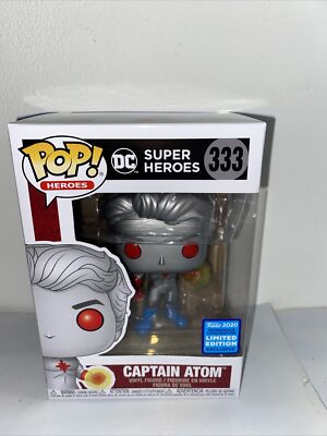 funko pop DC super heroes 333 captain atom limited edition 