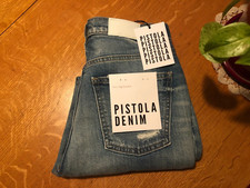 PISTOLA NICO HIGH RISE SKINNY DISTRESSED MOM JEANS 27 X 28 NWT VERY NICE 