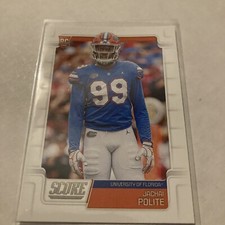 2019 Score Football #372 Jachai Polite Rc
