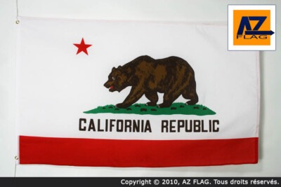 CALIFORNIA FLAG 2' x 3' - CALIFORNIAN FLAGS 60 x 90 cm - BANNER 2x3 ft High qual