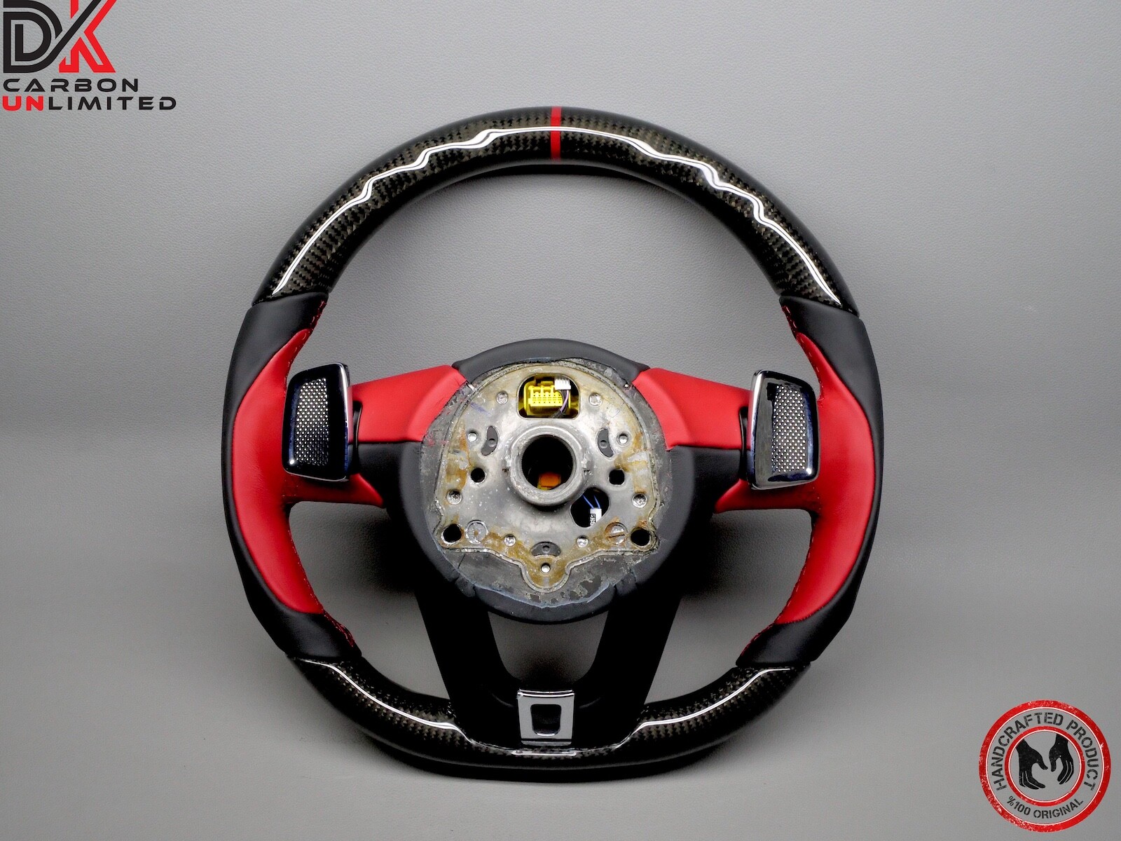 Bentley Bentayga Continental GT Flying Spur Red Ring Napa Carbon Steering Wheel