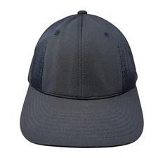 Richardson Fitted Hat Black L/XL Flexfit Breathable PTS Series Pulse Blank