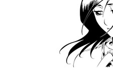 Anime bleach kuchiki rukia girls monochrome simple CCG Gaming Mat Desk