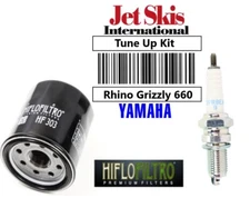 Yamaha Rhino 660 Tune Up Kit NGK Spark Plug & Oil Filter YXR660 Grizzly YFM 660