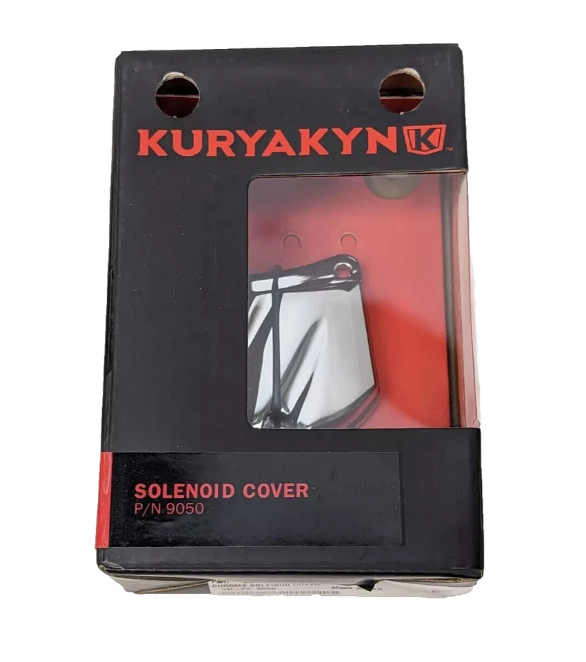 Cubierta de extremo solenoide cromada Kuryakyn 9050 Harley Sportster 91+ y doble cámara 99-16 Foto 3 de 4