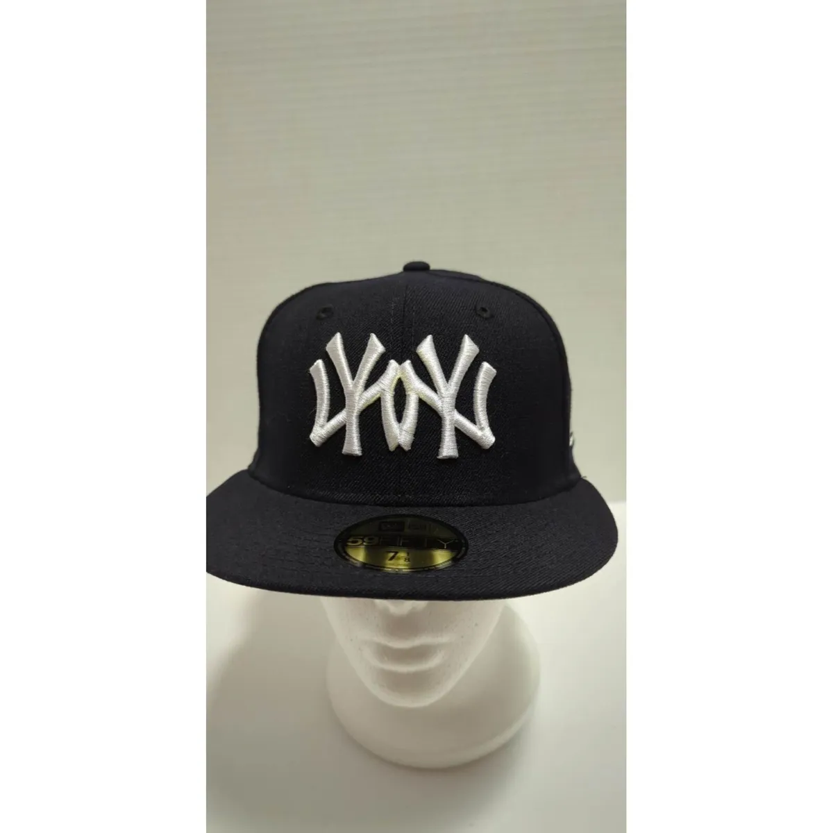 New Era New York Yankees Mirrored Logo 59FIFTY Fitted Hat Cap