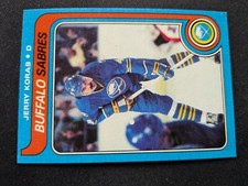 1979-80 Topps Hockey Card # 74 Jerry Korab - Buffalo Sabres (NM)
