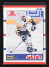 1990-91 Score American #350 Mario Lemieux