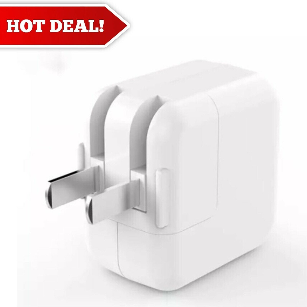 Apple 12W USB Power Adapter for iPad (White)-New