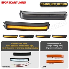 Sequential LED Side Mirror Turn Signal Light Lamp For Ford 2009-2014 F150 Raptor