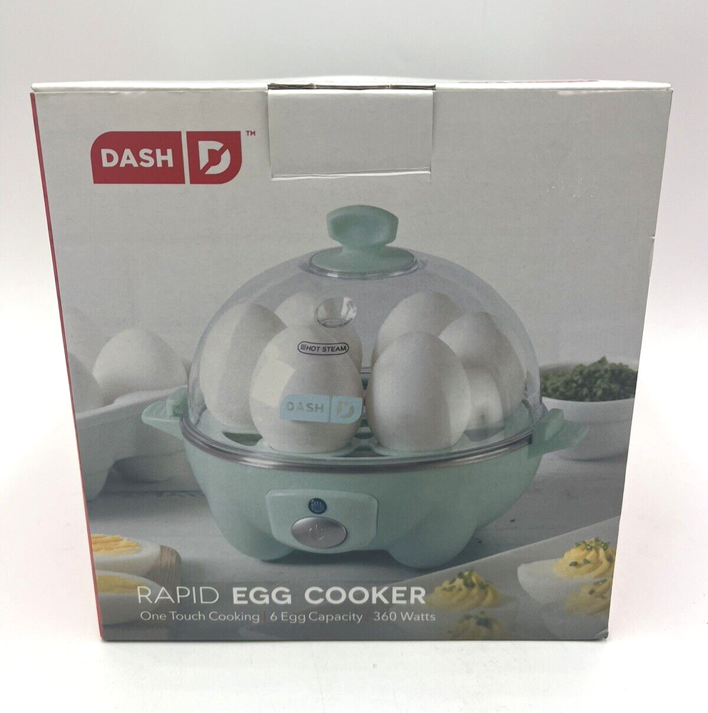 Dash Rapid Egg Cooker – 6 Egg Capacity Electric Hard Boiled Egg Maker