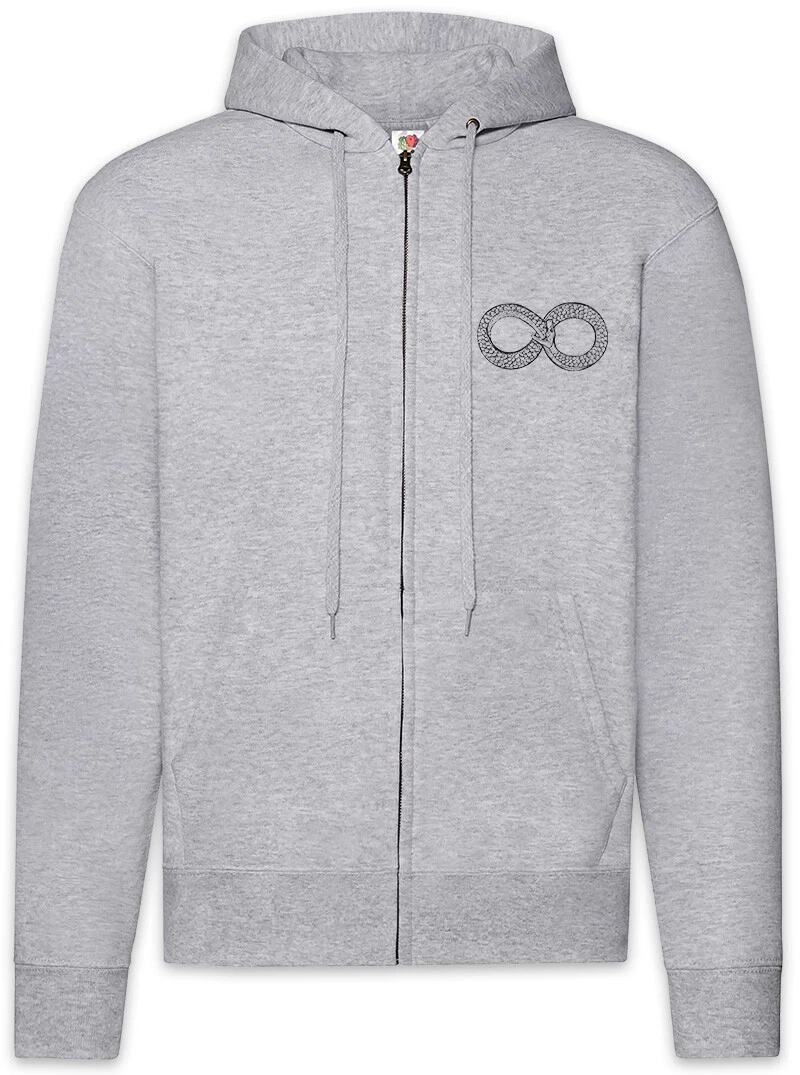Ouroboros Infinity Zipper Hoodie Uroboros Schlange Ancient Mythologie Snake