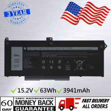 RJ40G Battery For Dell Latitude 14 5420 15 5520 Precision 15 3560 M033W 075X16