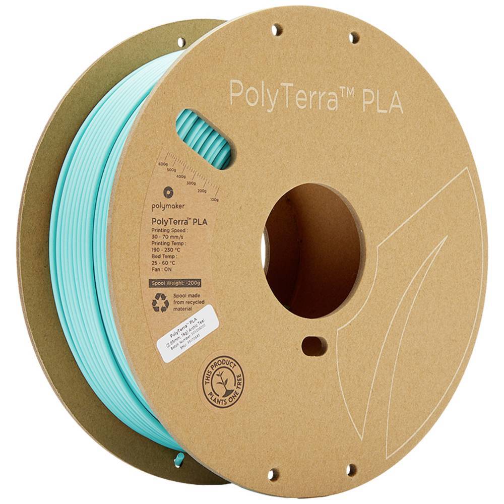 Polymaker 70845 PolyTerra PLA Filamento per stampante 3D Plastica PLA 2.85 mm