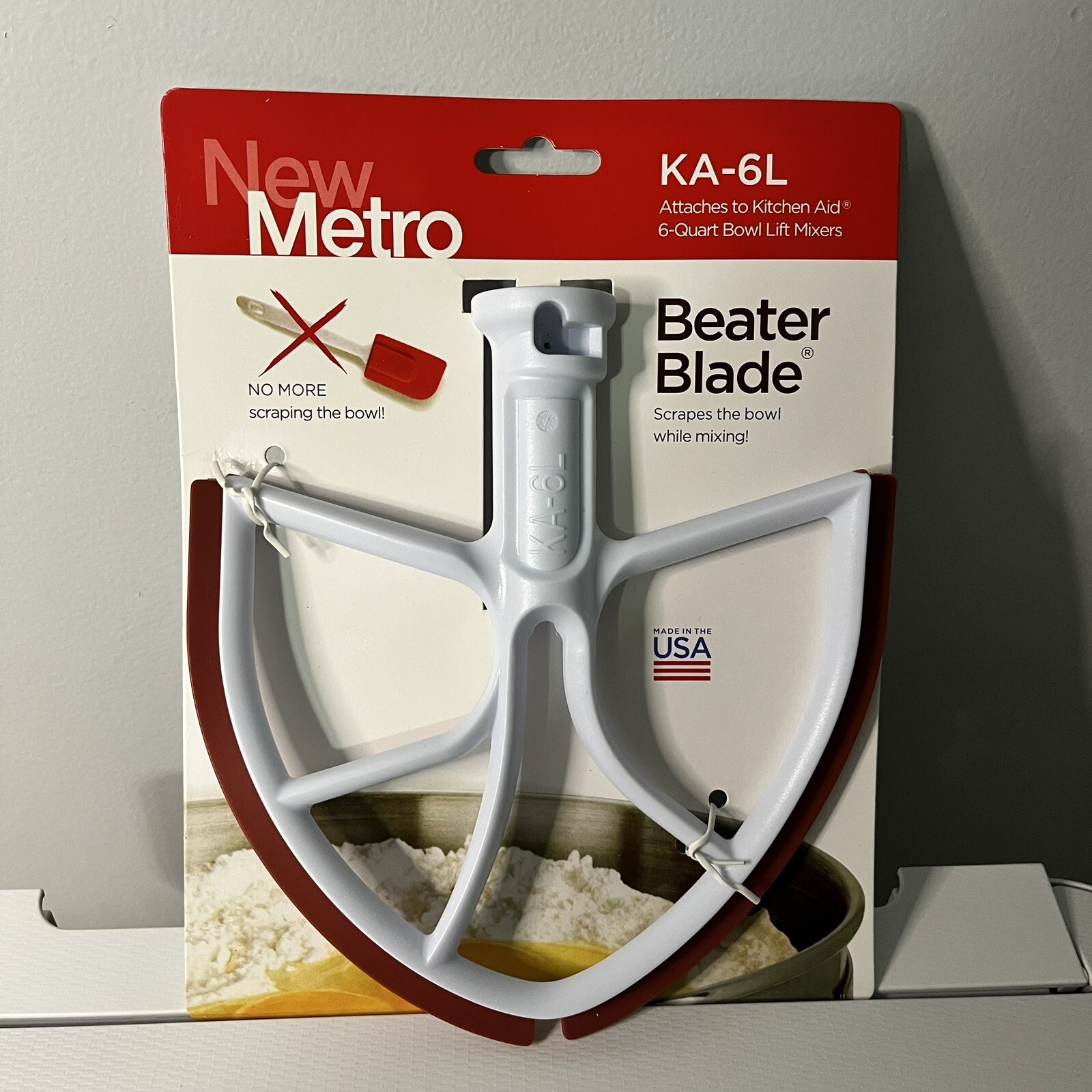 New Metro KA6L Original Beater Blade Works w/ Most Kitchen Aid 6 or 7