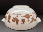 Vintage PYREX Early American Cinderella Mixing Bowl #443 2.5 QT. MCM Kitchenware