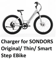 AC Adapter For SONDORS Original/ Thin/ Smart Step Electric Bike 36V Battery PSU