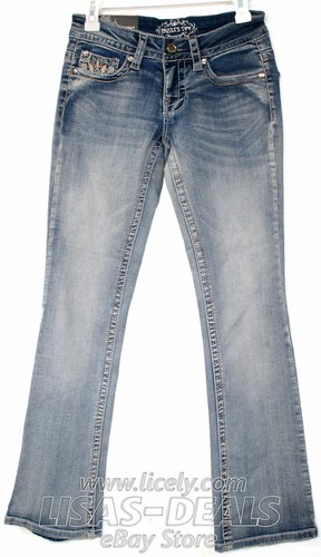 New Women's Paisley Sky Denim Pants 