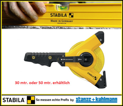 Rahmenbandmaß LBM 1000 FIBREGLASS L.30m Band-B.13mm cm EG III Glasfaserband