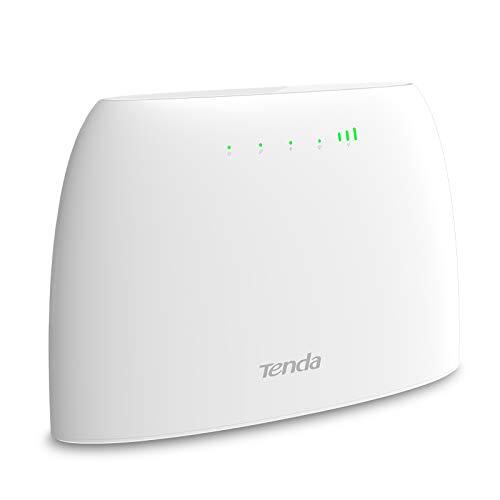 Tenda 4G03 Router 300 Mbps 4G Mobile Wi-Fi, 4G Router with Sim Slot Unlocked, No