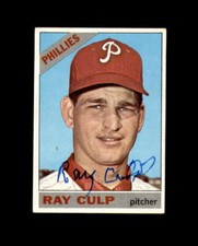 Ray Culp Signed 1966 Topps Philadelphia Phillies Autograph