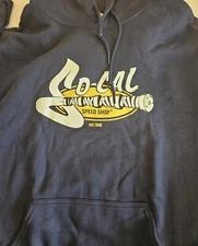 So-Cal Speed Shop Cam Hooded Navy Blue Sweatshirt (7003) NHRA Street Rod