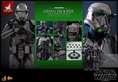 New Hot Toys MMS621 STAR WARS 1/6 DEATH TROOPER (BLACK CHROME
