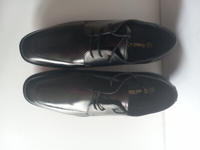 New Samuel Windsor 6.5D US Men Oxford Dress Shoes Black BV62 Cap Toe Leather