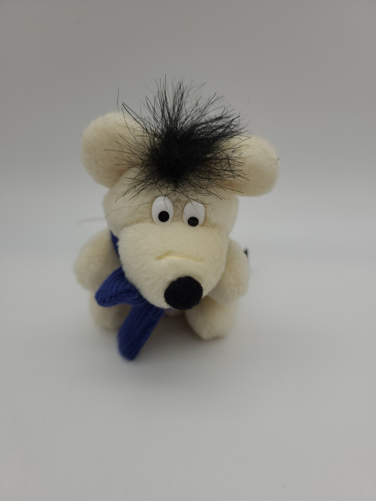 Uli Stein - Bean Bag - Anhänger - Bär - Blauer Schal - Neu - Mit