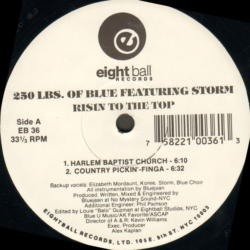洋楽 250 Lbs. Of Blue & Remixes EIGHT BALL 250 LBS. OF BLUE - Risin' to The Top, Feat. Storm - Eightball