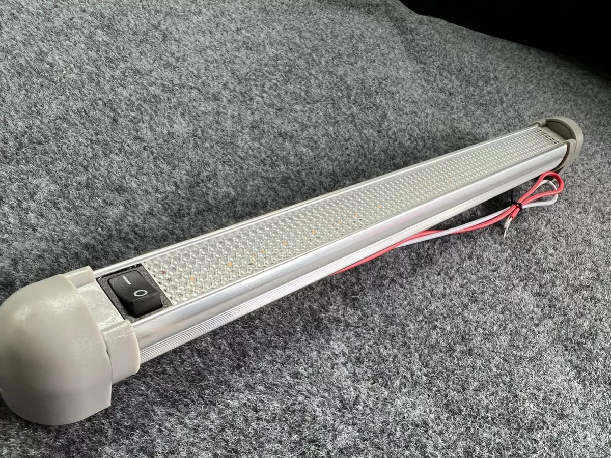 12V Light Campervan LED Swivel Strip Light Bright Bar Lamp Caravan