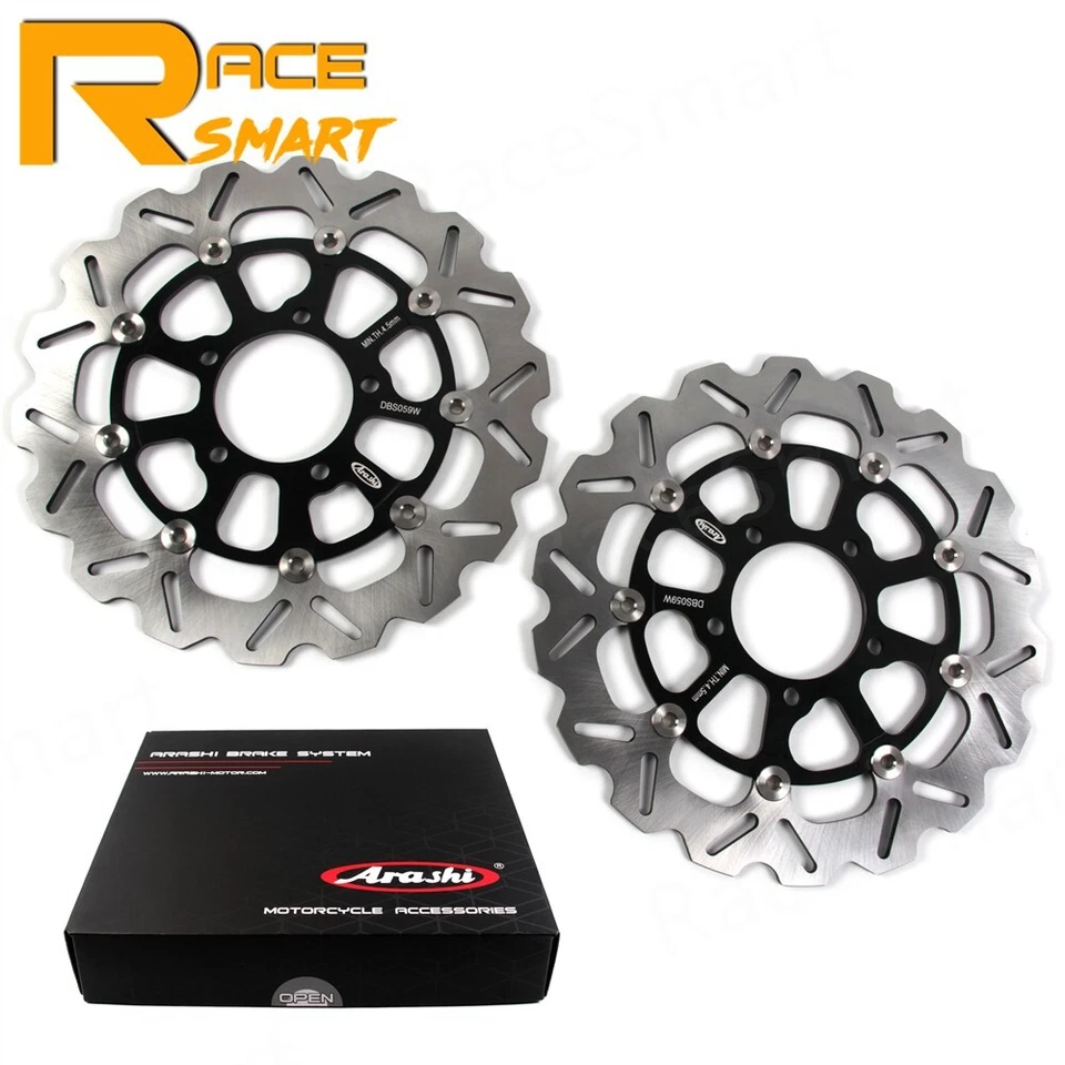 Front Rear Brake Rotors Discs For Kawasaki Z1000 2014-2021 Versys 1000 2015-2023 - Image 2 of 4