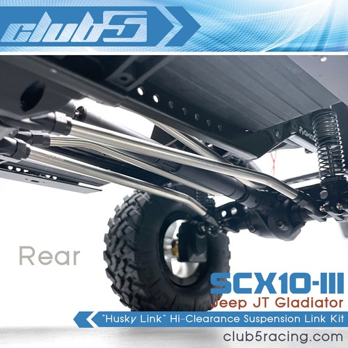 "Husky Link" HD M4 Hi-Clearance Suspension Links for SCX10 III JT Gladiator - Picture 2 of 8