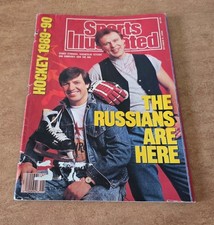 Sports Illustrated October 9, 1989 Autographed by Viacheslav Fetisov NJ Devils